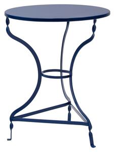 Masa Rotunda Metalica Zanos Diametru 58 Cm Albastra