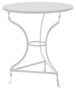 Masa Rotunda Metalica Zanos Diametru 70 Cm Alba