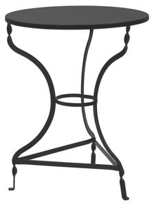 Masa Rotunda Metalica Zanos Diametru 58 Cm Neagra
