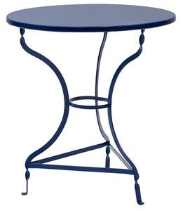 Masa Rotunda Metalica Zanos Diametru 70 Cm Albastra