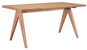 Masa Bucatarie/Dining Williams Din Lemn De Arbore Cauciuc Finisaj Nuc 200x45 Cm