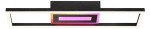 Plafonieră Brilliant-LED RGBW dimabil BESSON LED/20W/230V 3000-6500K negru + telecomandă