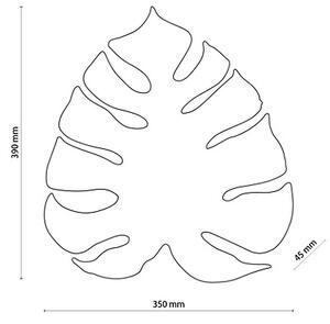 Aplica de perete MONSTERA 3xG9/8W/230V aurie