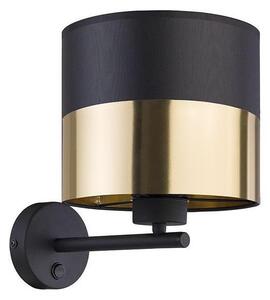 Aplica de perete LONDRA 1xE27/15W/230V negru/auriu