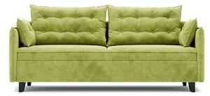 Canapea lemn masiv Extensibila Okay, 210 × 102 × 75 cm