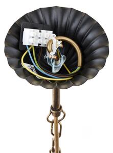 Jupiter 225 - KO 8 - Candelabru KORONA suspendat pe lanț, 8xE14/40W/230V