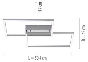 Lustră LED aplicată dimabilă IVEN 2xLED/15W/230V Leuchten Direkt 14018-55