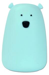 Lampă LED RGB pentru copii BEAR, tactilă, 0,8W, 5V, albastru
