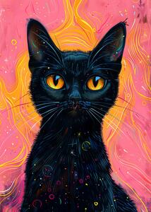 Ilustrație Candy Cat the Star IV, Justyna Jaszke
