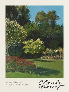Reproducere In the Garden - Claude Monet