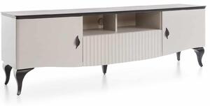 Comodă TV lemn masiv Madeira II, 195 × 46,7 × 61,5 cm
