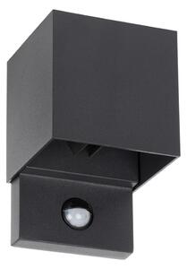 Kanlux 28994 - Aplica LED de exterior cu senzor REKA, 7W, 230V, IP54, antracit