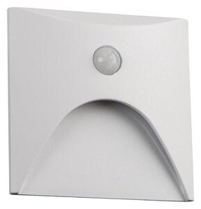 Kanlux 39141 - Lampă LED pentru trepte EXIN cu senzor, 2,5W/230V 4000K IP65, alb pătrat