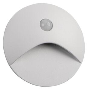 Kanlux 39123 - Aplică LED pentru trepte cu senzor EXIN 2,5W/230V 3000K IP65, albă, rotundă