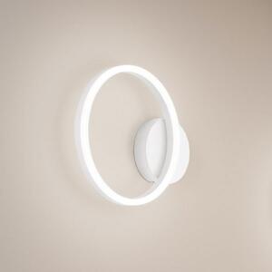 Fabas Luce Aplică de perete LED Giotto, 1 bec, alb, reglabil, Alb, Camera de zi / sufragerie, Metal, Modern