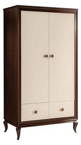 Dulap lemn masiv Nicola 2 Usi, 108,7 × 61,5 × 203,5 cm
