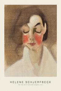 Reproducere The Girl with the Rosy cheeks - Helene Schjerfbeck