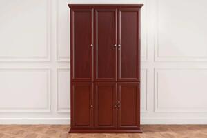 Dulap lemn masiv nuc Toronto Model T1 3 Uși, 120 × 43.5 × 220 cm