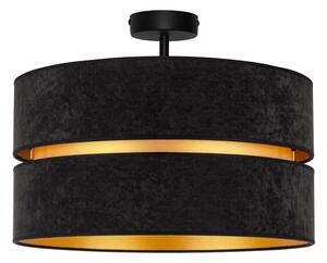 Lustră aplicată Duolla DUO 1xE27/15W/230V d. 40 cm negru/auriu