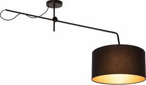 Lustru LED aplicat reglabil VENICE 1xE27/60W/230V negru/auriu