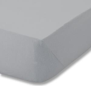 Cearceaf gri din bumbac 90x190 cm – Catherine Lansfield