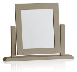 Oglindă lemn masiv gri Ives Personalizabilă, 60 × 16 × 46 cm