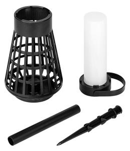 Lampă solară LED cu senzor 2-în-1 LED/1W/3,7V IP54 300 mAh neagră