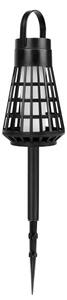 Lampă solară LED cu senzor 2-în-1 LED/1W/3,7V IP54 300 mAh neagră