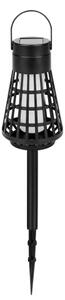 Lampă solară LED cu senzor 2-în-1 LED/1W/3,7V IP54 300 mAh neagră