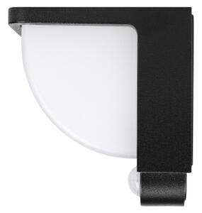 Lampă solară de perete cu LED și senzor LED/3W/3,7V IP54 1500 mAh neagră
