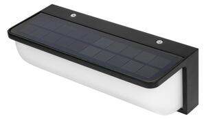 Lampă solară de perete cu LED și senzor LED/3W/3,7V IP54 1500 mAh neagră