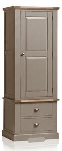 Dulap lemn masiv gri Ives Personalizabilă, 70 × 51 × 185 cm