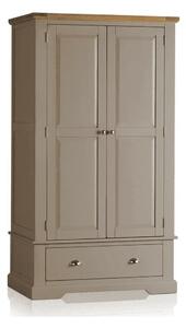 Dulap lemn masiv gri Ives Personalizabil, 104 × 66 × 189 cm
