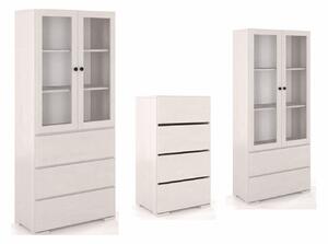 Set lemn masiv alb Living TerraCraft
