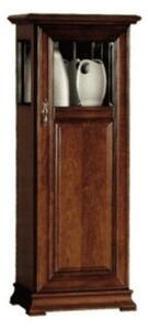 Comodă lemn masiv nuc Ravino I, 57,8 × 47,5 × 147,2 cm