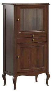 Bufet lemn masiv nuc Alexandros II, 76,2 × 47,8 × 145,5 cm