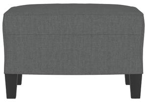 Taburet, gri închis, 60x50x41 cm, material textil