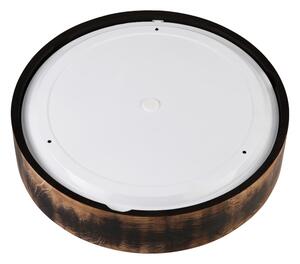 Plafonieră baie OAK SMOKY 3xE27/15W/230V IP54, 37,5 cm, stejar maro