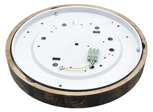 Brilagi - Plafonieră LED CARVALHO SLIM SMOKEY LED/36W/230V, stejar, diam. 37,5 cm