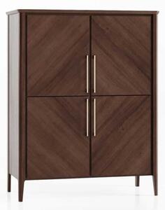 Bufet lemn masiv Selvawood, 110 × 49,5 × 140 cm