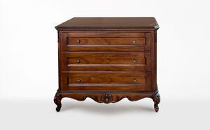 Comodă lemn masiv nuc Palermo, 122.7 × 51 × 95 cm