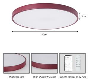 Brilagi-LED Corp de iluminat SMART LED pentru piscină, dimmabil, 100W/230V, 80 cm, Wi-Fi Tuya + telecomandă, bordo