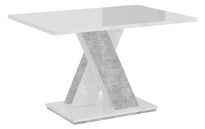 Măsuță lemn masiv alb de Cafea Royal Stage 120x60 cm