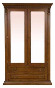 Dulap lemn masiv 2 usi Bernhard, 120 × 55 × 218 cm