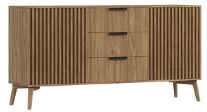 Comodă lemn masiv Sia Nature, 150 × 40 × 72 cm