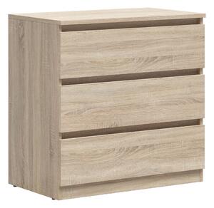 Comodă Livevaro 114, Stejar Sonoma, PAL laminat, 76x75x45cm, 25.9 kg
