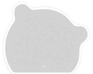 Oglindă lemn masiv cu iluminare LED si acționare touch 120x100cm