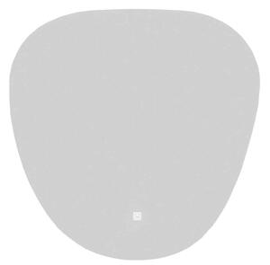 Oglindă lemn masiv cu iluminare LED si acționare touch 48x47cm