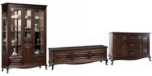 Set lemn masiv nuc Living Vanessa 3 Piese 445cm