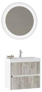 Set lemn masiv Mobilier Baie Suspendat Paige Model P2